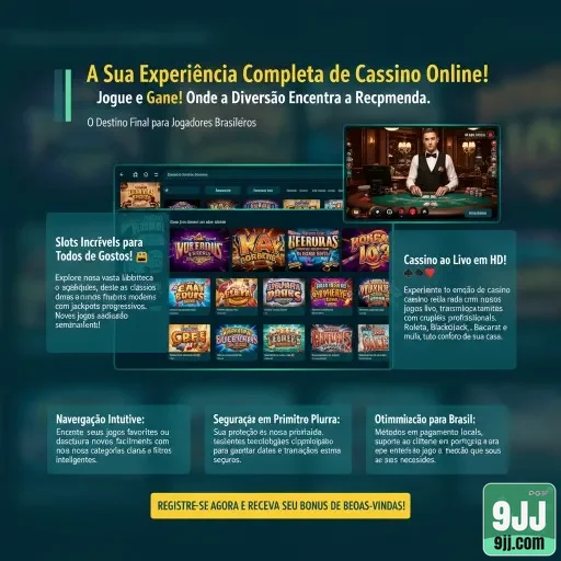 9jj - interface premium - Cadastro na Plataforma